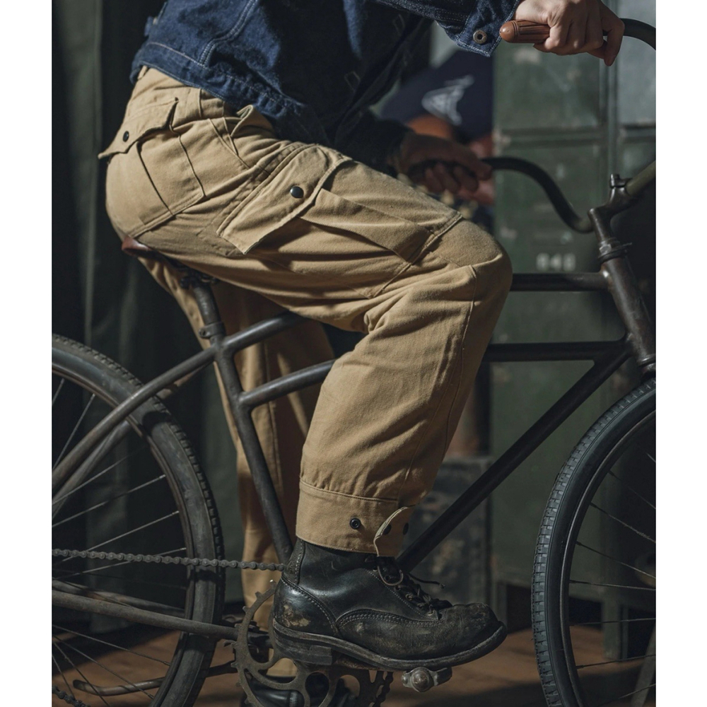 Non Stock Belgian M-64 13 oz Cotton Twill Relaxed Fit Field Barrel Leg Pants 38